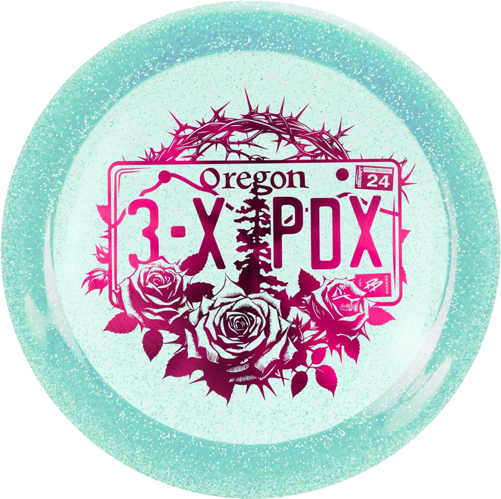 Discraft Limited Edition Paige Pierce 2024 Portland Open Champion Sparkle CryZtal Z Drive Distance Driver Golf Disc
