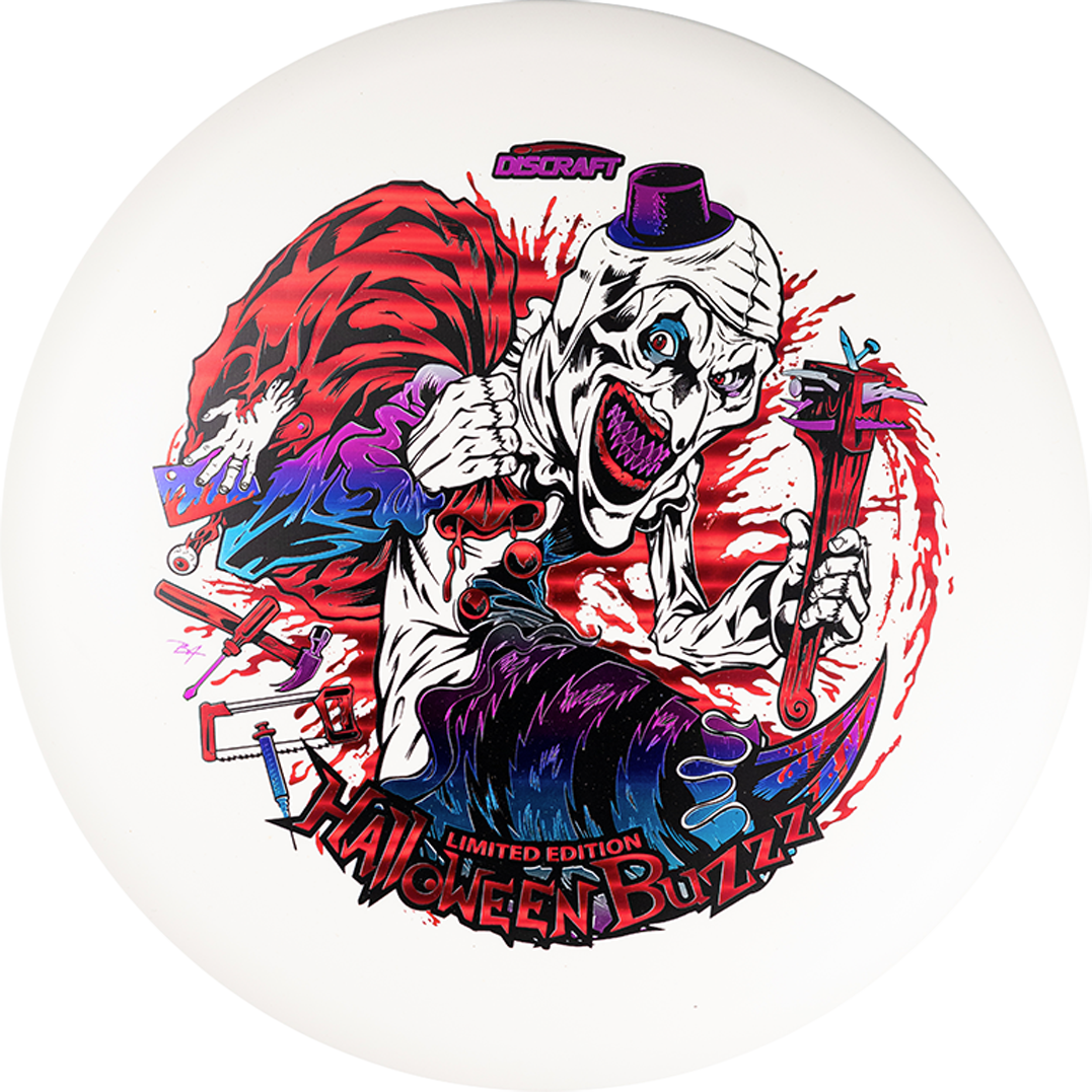 Discraft Limited Edition 2025 Halloween Tri-Foil Glo Elite Z Buzzz Midrange Golf Disc