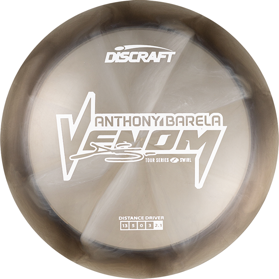 Discraft Limited Edition 2025 Tour Series Anthony Barela Swirl Elite Z Venom Distance Driver Golf Disc