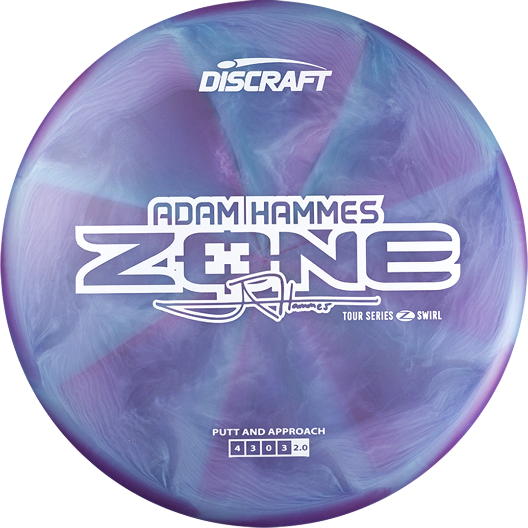 Discraft Limited Edition 2025 Tour Series Adam Hammes Swirl Elite Z Zone Putter Golf Disc