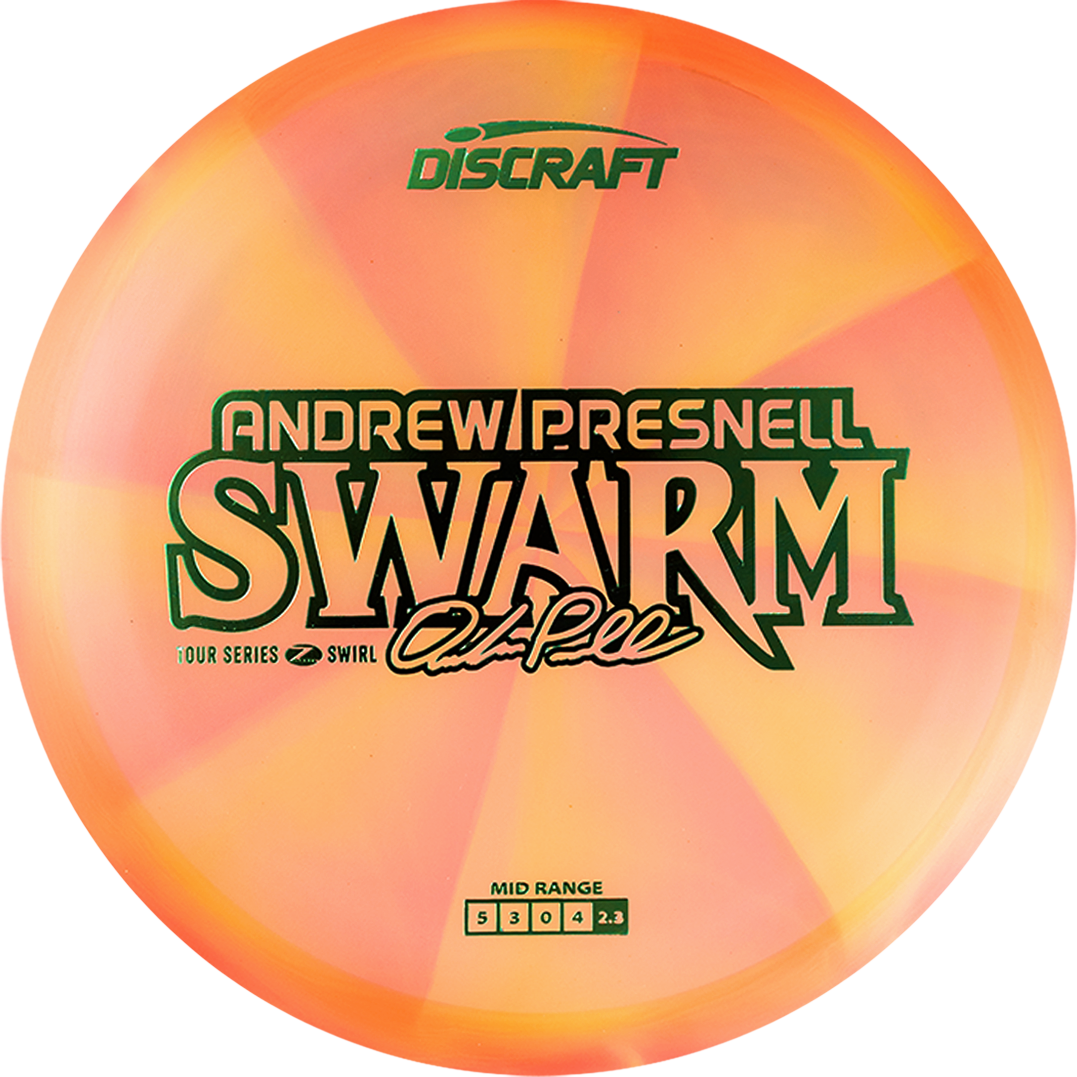 Discraft Limited Edition 2025 Tour Series Andrew Presnell Jawbreaker Elite Z FLX Swarm Midrange Golf Disc