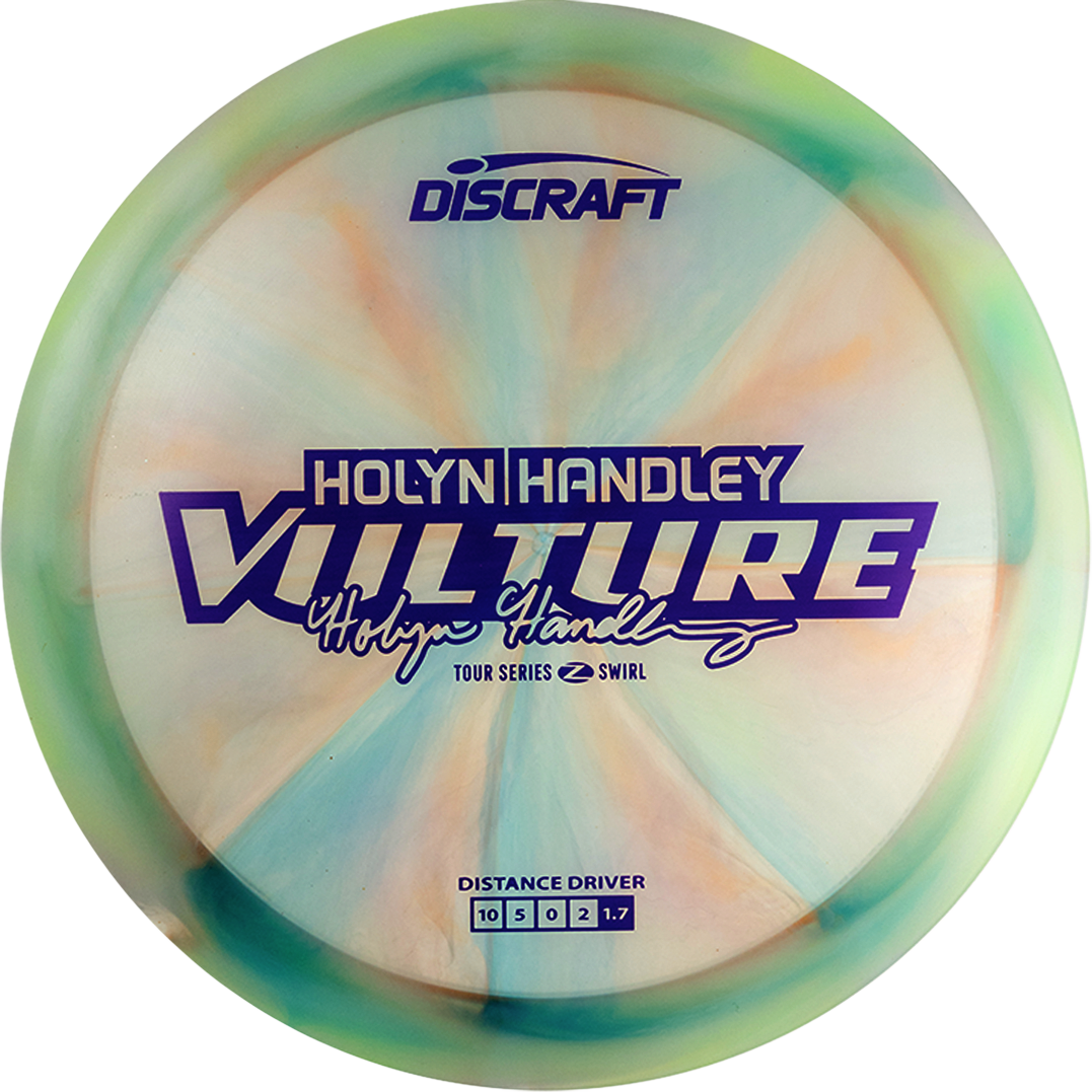 Discraft Limited Edition 2025 Tour Series Holyn Handley Swirl Elite Z Vulture Distance Driver Golf Disc