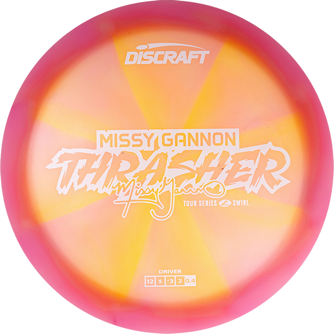 Discraft Limited Edition 2025 Tour Series Missy Gannon Swirl Elite Z Thrasher Distance Driver Golf Disc