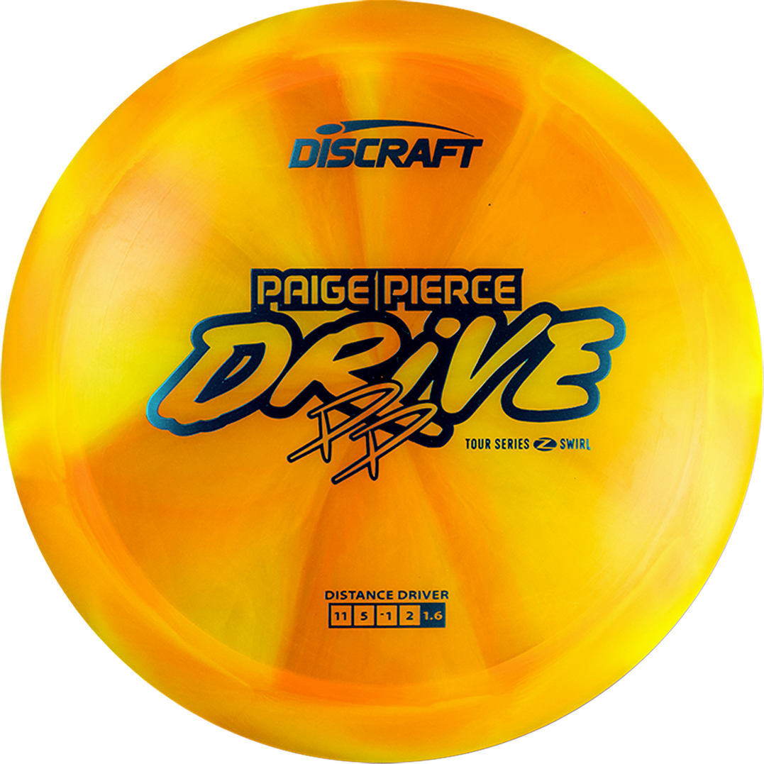 Discraft Limited Edition 2025 Tour Series Paige Pierce Swirl Elite Z Drive Distance Driver Golf Disc