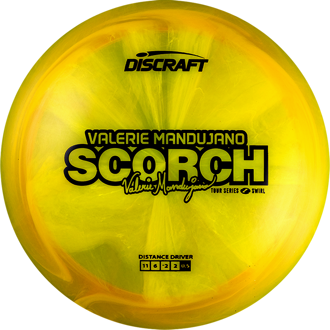 Discraft Limited Edition 2025 Tour Series Valerie Mandujano Swirl Elite Z Scorch Distance Driver Golf Disc