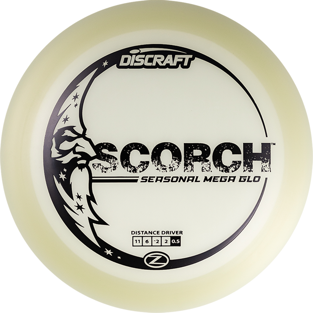 Discraft Seasonal Mega Glo Z Scorch Distance Driver Golf Disc