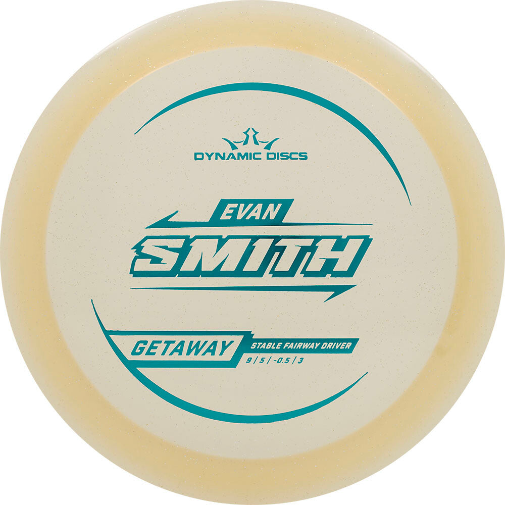 Dynamic Discs Limited Edition 2025 Team Series Evan Smith Gold Metal Flake Lucid Getaway Fairway Driver Golf Disc