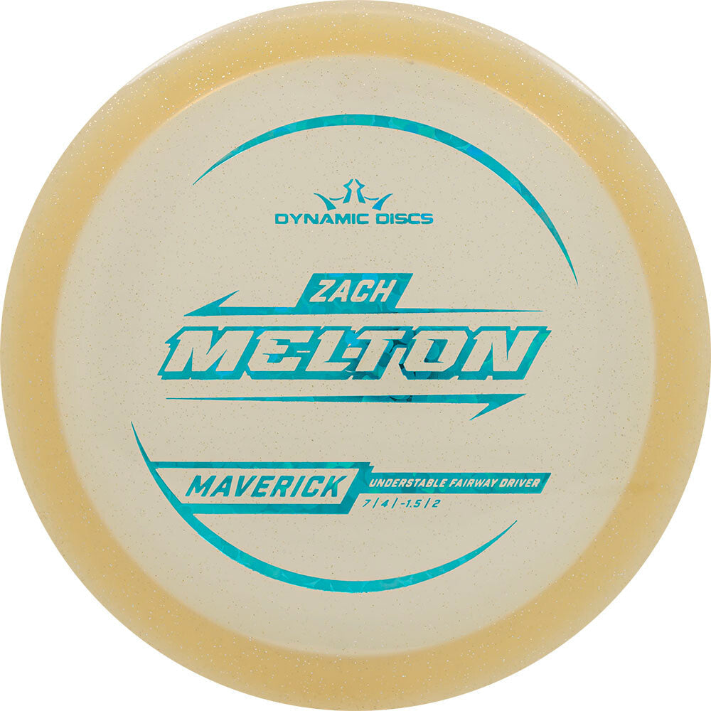 Dynamic Discs Limited Edition 2025 Team Series Zach Melton Gold Metal Flake Lucid Maverick Fairway Driver Golf Disc