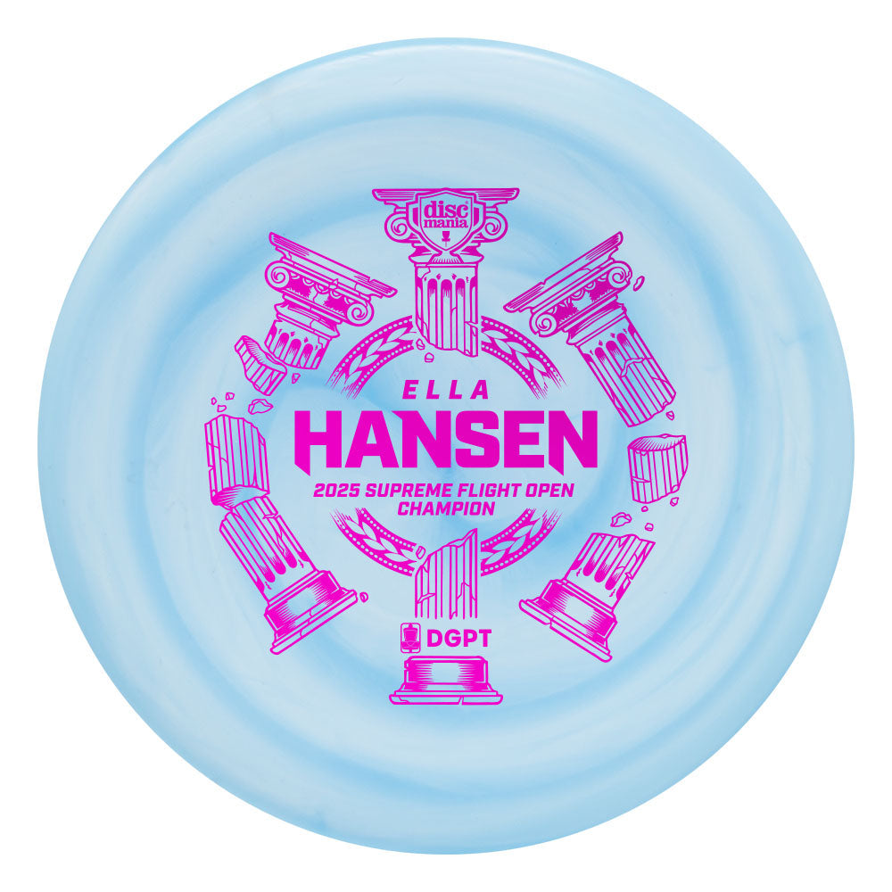 Discmania Limited Edition Triumph Series Ella Hansen 2025 Supreme Flight Open Swirl D-Line Flex 2 P2 Pro Putter Golf Disc