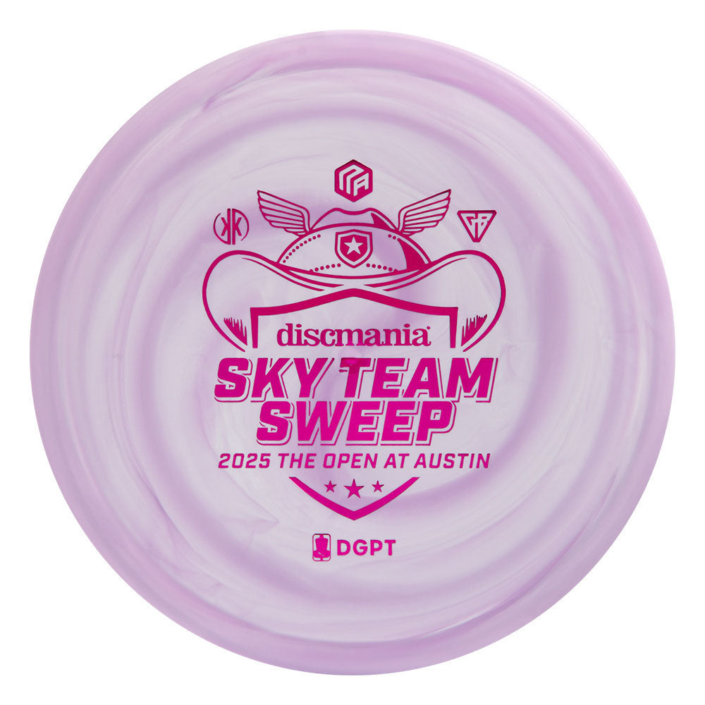 Discmania Limited Edition Triumph Series Sky Team Sweep Anttila / Klein / Buhr 2025 The Open at Austin Swirl D-Line Flex 2 FD Fairway Driver Golf Disc