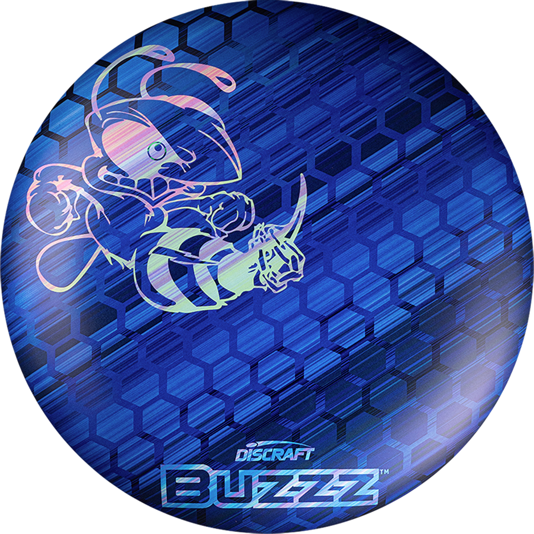Discraft Full Foil SuperColor Honeycomb ESP Buzzz Midrange Golf Disc