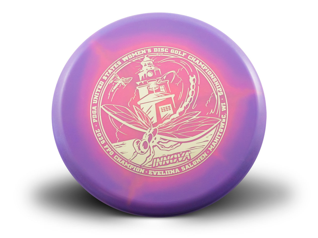 Innova Limited Edition 2025 Tour Series Eveliina Salonen USWDGC FPO Commemorative Proto Glow Halo Star Aviar3 Putter Golf Disc
