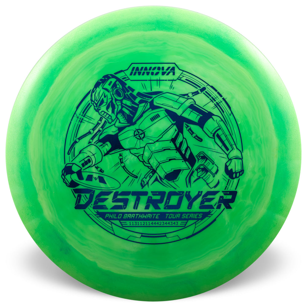 Innova Limited Edition 2025 Tour Series Philo Brathwaite Swirl Star Destroyer Distance Driver Golf Disc