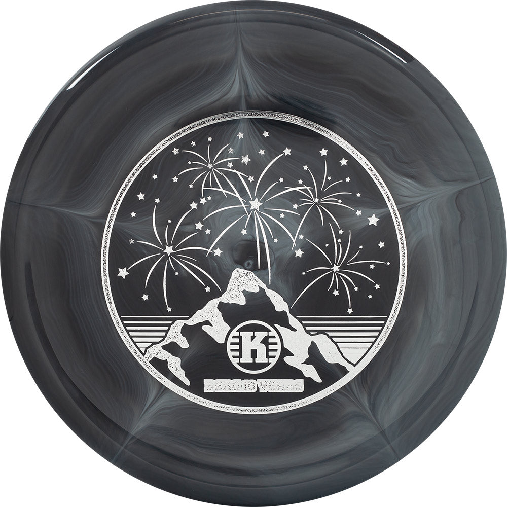 Kastaplast Limited Edition 10-Year Anniversary Swirl K1 Berg Putter Golf Disc