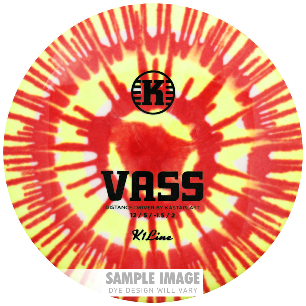Kastaplast Tie-Dye K1 Vass Distance Driver Golf Disc