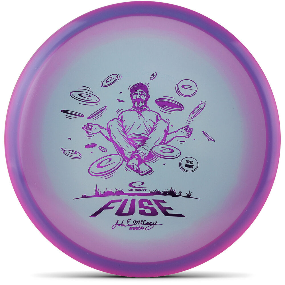 Latitude 64 Limited Edition 2025 Team Series JohnE McCray Opto Orbit Fuse Midrange Golf Disc