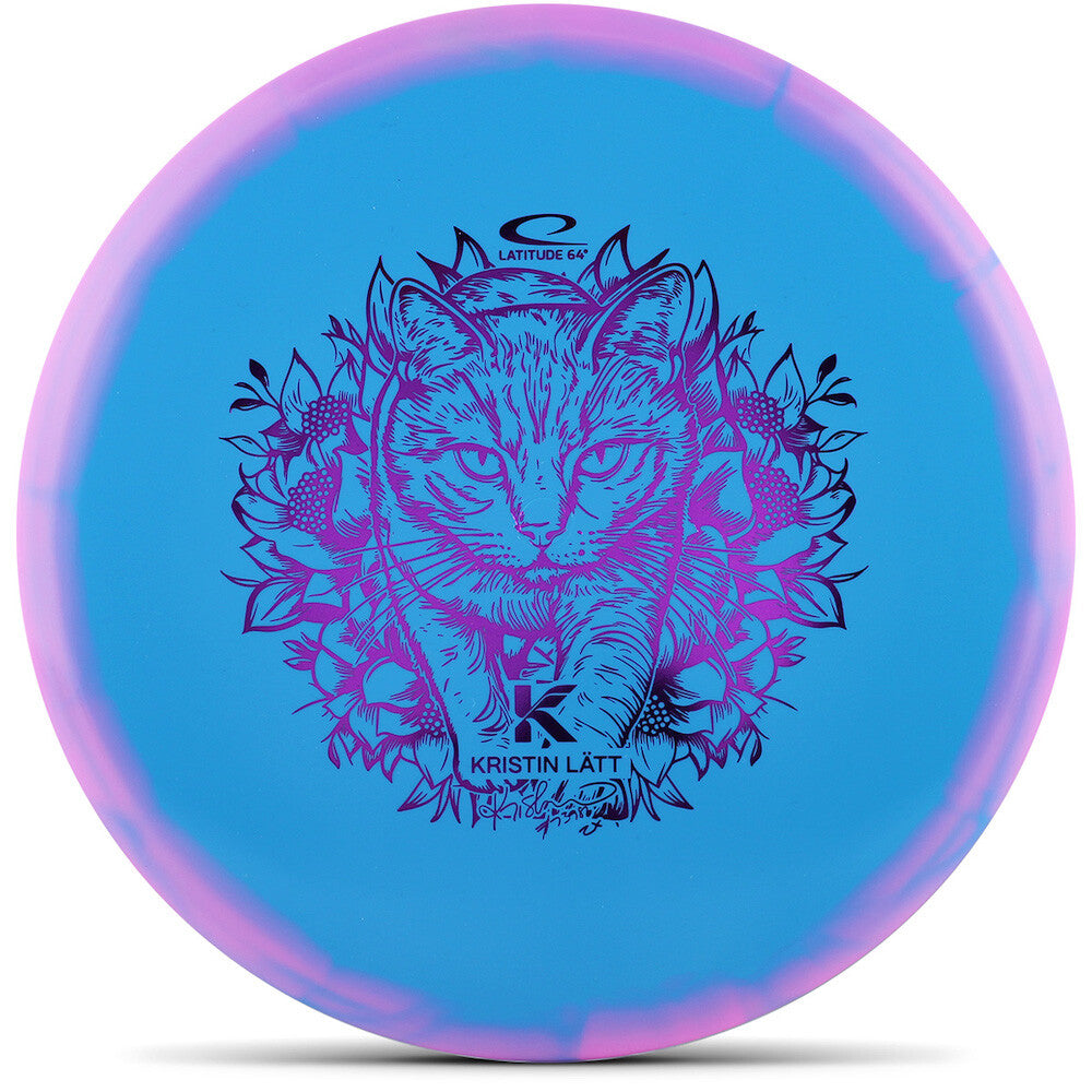Latitude 64 Limited Edition 2025 Team Series Kristin Latt Gold Orbit Claymore Midrange Golf Disc