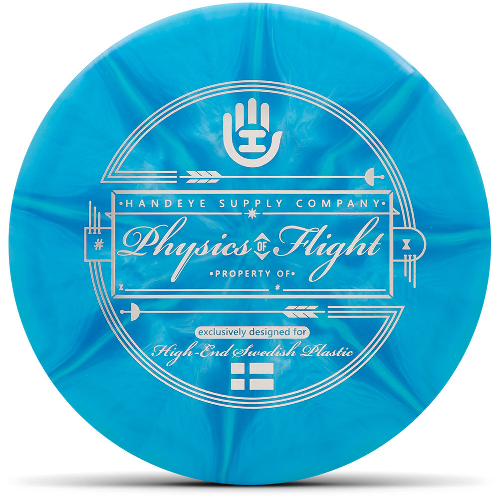 Latitude 64 Limited Edition HSCo High-End Stamp Gold Ice Burst Claymore Midrange Golf Disc