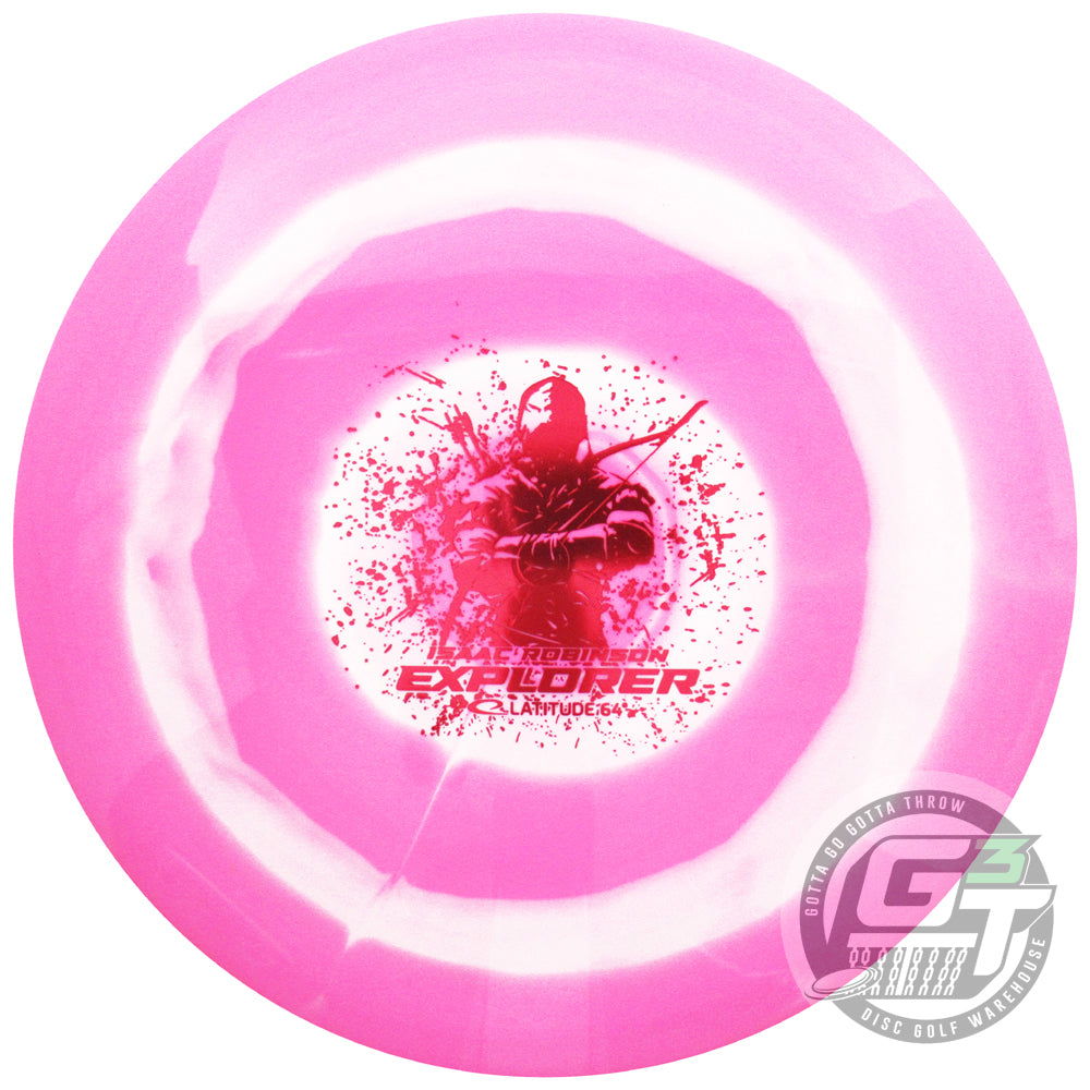 Latitude 64 Limited Edition 2025 Team Series Isaac Robinson Gold Bullseye Explorer Fairway Driver Golf Disc