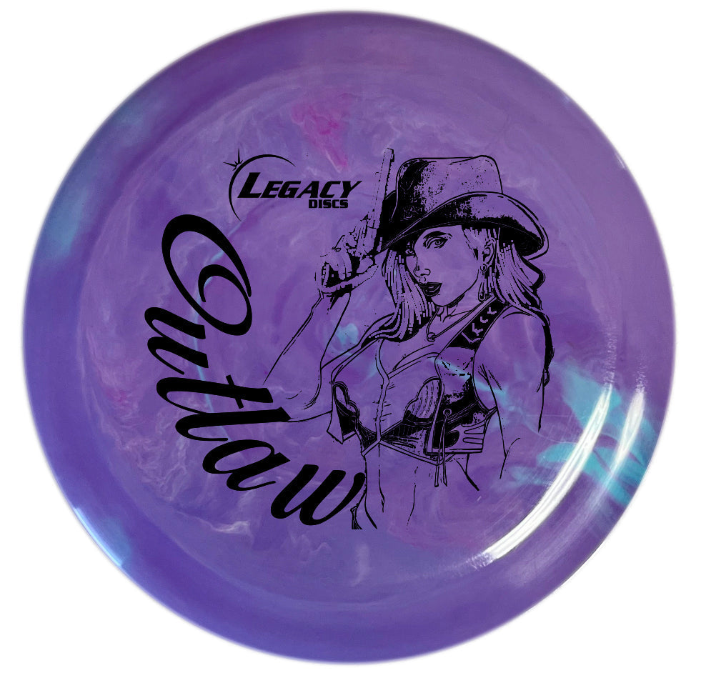 Legacy Swirly Icon Outlaw Distance Driver Golf Disc