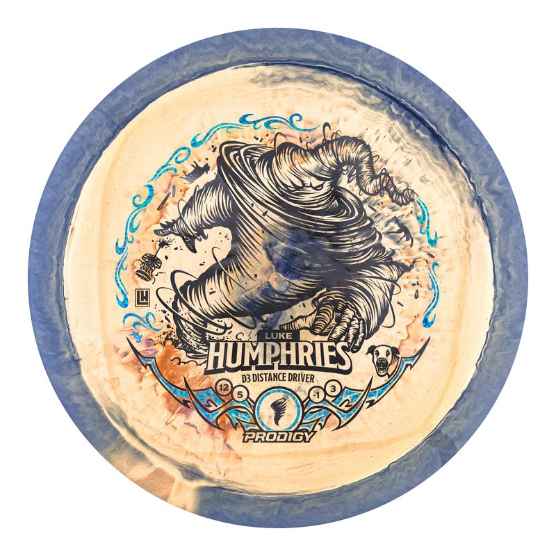 Prodigy Limited Edition 2025 Signature Series Luke Humphries 750 Spectrum D3 Distance Driver Golf Disc