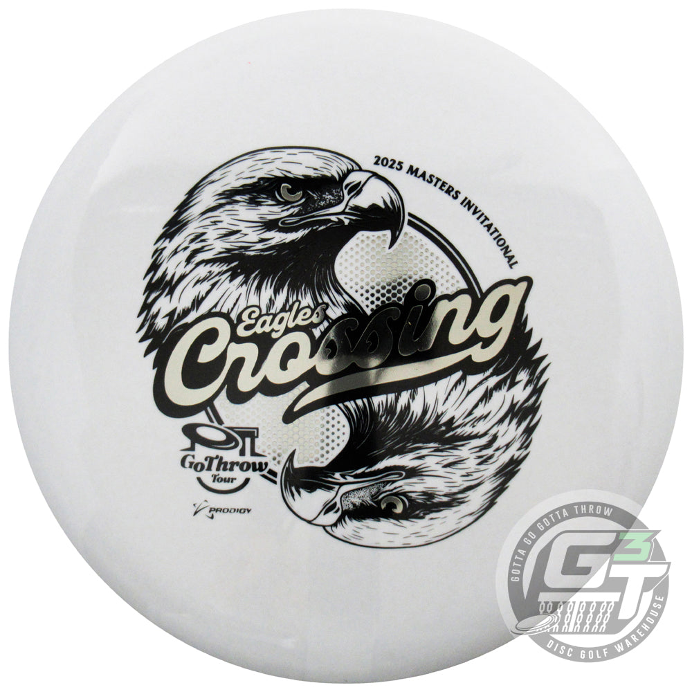Prodigy Limited Edition 2025 GoThrow Tour Eagles Crossing Stamp Glimmer 750 Series M4 Midrange Golf Disc