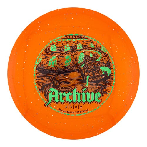 Prodigy Limited Edition Serpentium Stamp Glimmer 750 Series Archive Midrange Golf Disc