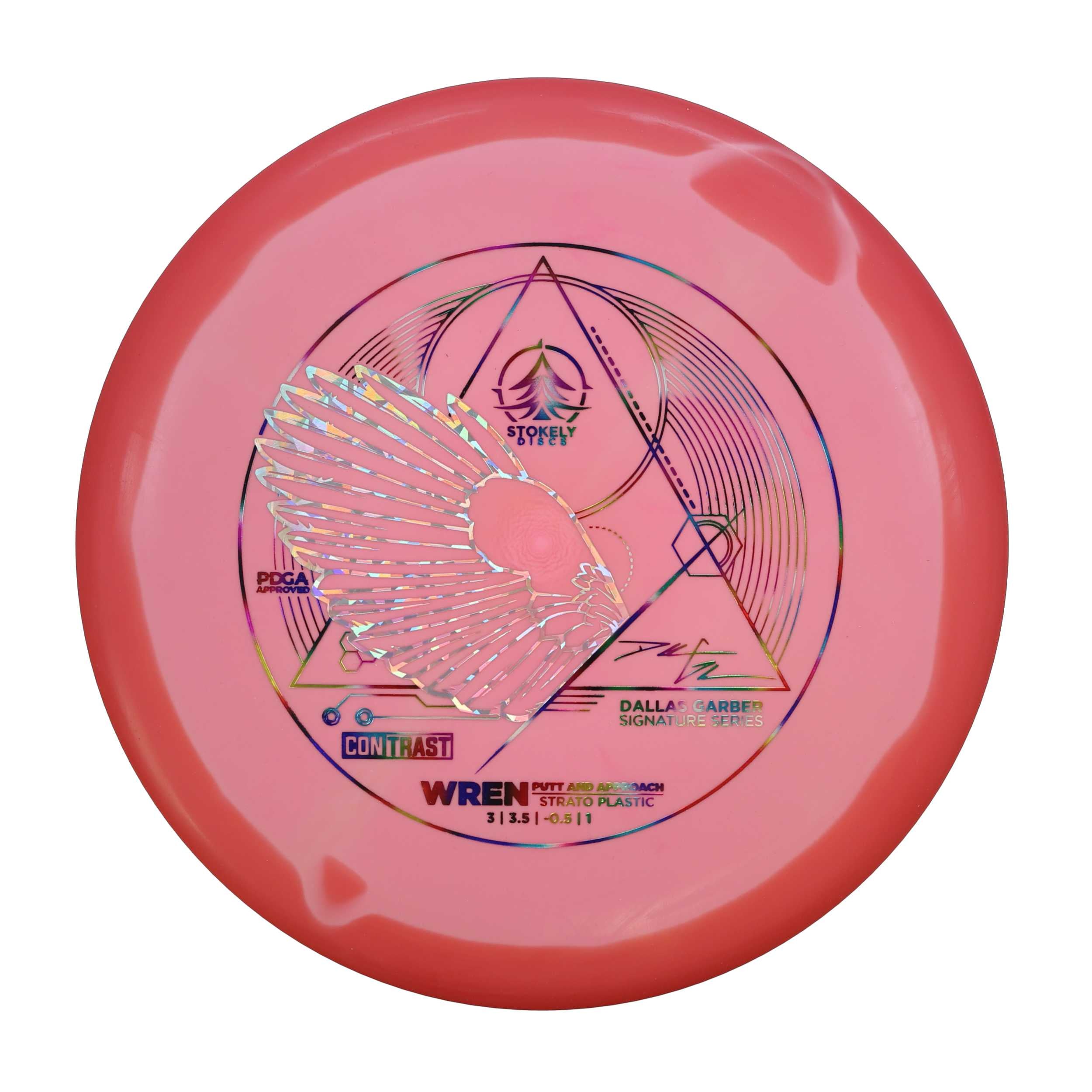 Stokely Limited Edition 2025 Signature Tour Series Dallas Garber Contrast Strato Wren Putter Golf Disc