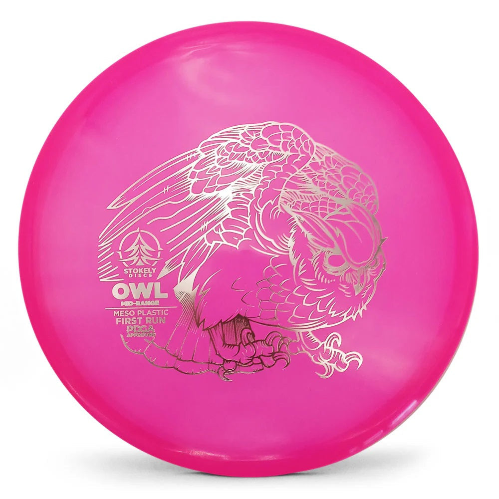 Stokely First Run Meso Owl Midrange Golf Disc