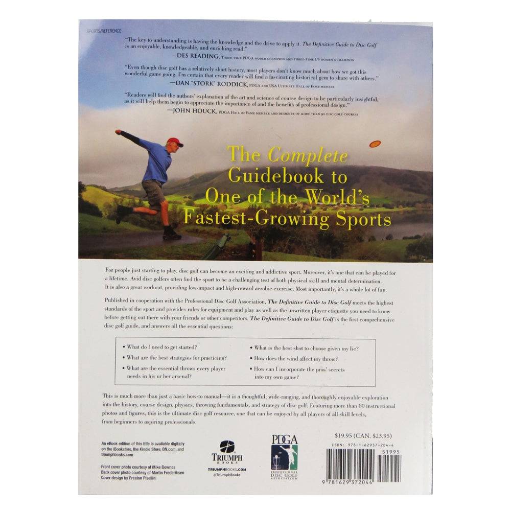 Triumph Books Accessory Book: The Definitive Guide to Disc Golf - by Justin Menickelli and Ryan "Slim" Pickens