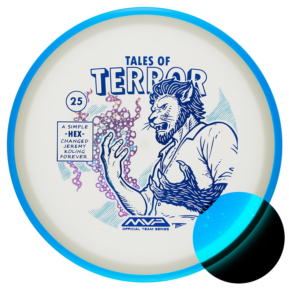 Axiom Limited Edition 2025 Team Series Halloween Edition Jeremy Koling Particle Eclipse Glow Proton Hex Midrange Golf Disc