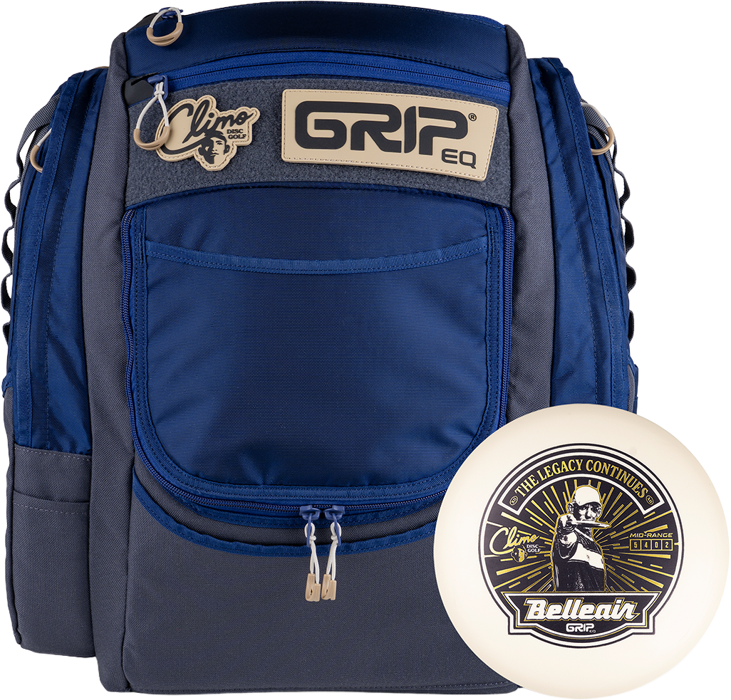 Climo Disc Golf GripEQ Ken Climo ATS Signature Series Backpack Disc Golf Bag