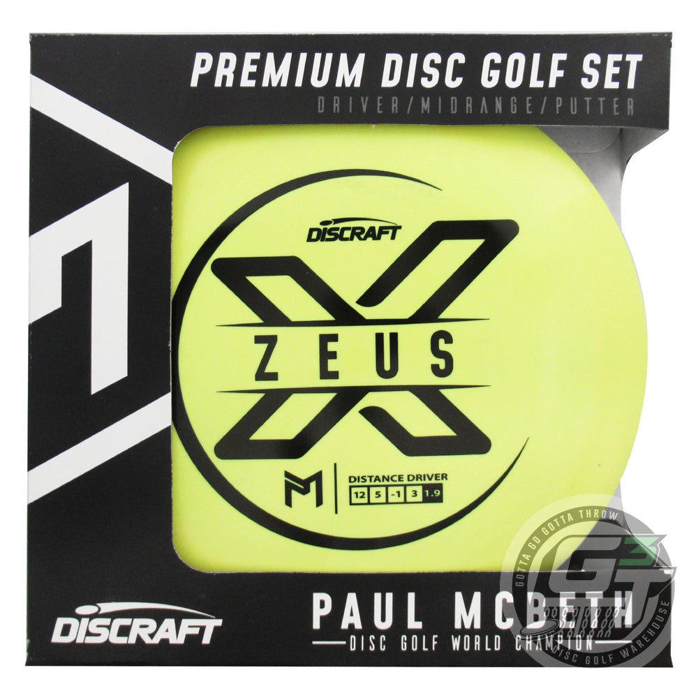 Discraft Paul McBeth 3-Disc Premium  Disc Golf Set