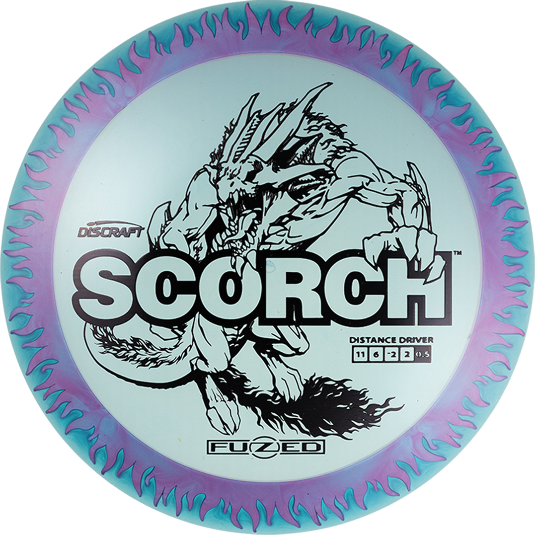 Discraft FuZed Line Scorch w/ Flame Pattern Distance Driver Golf Disc