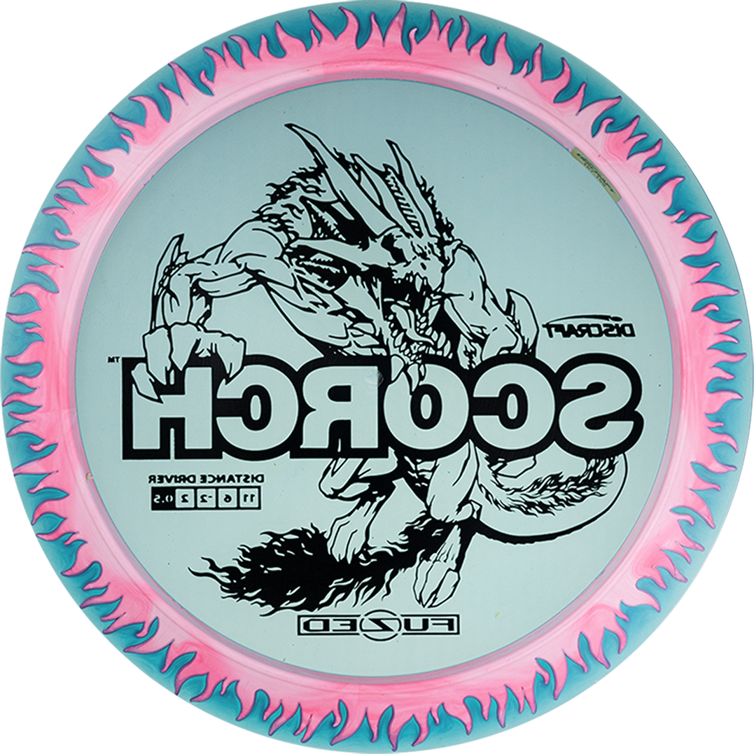 Discraft FuZed Line Scorch w/ Flame Pattern Distance Driver Golf Disc