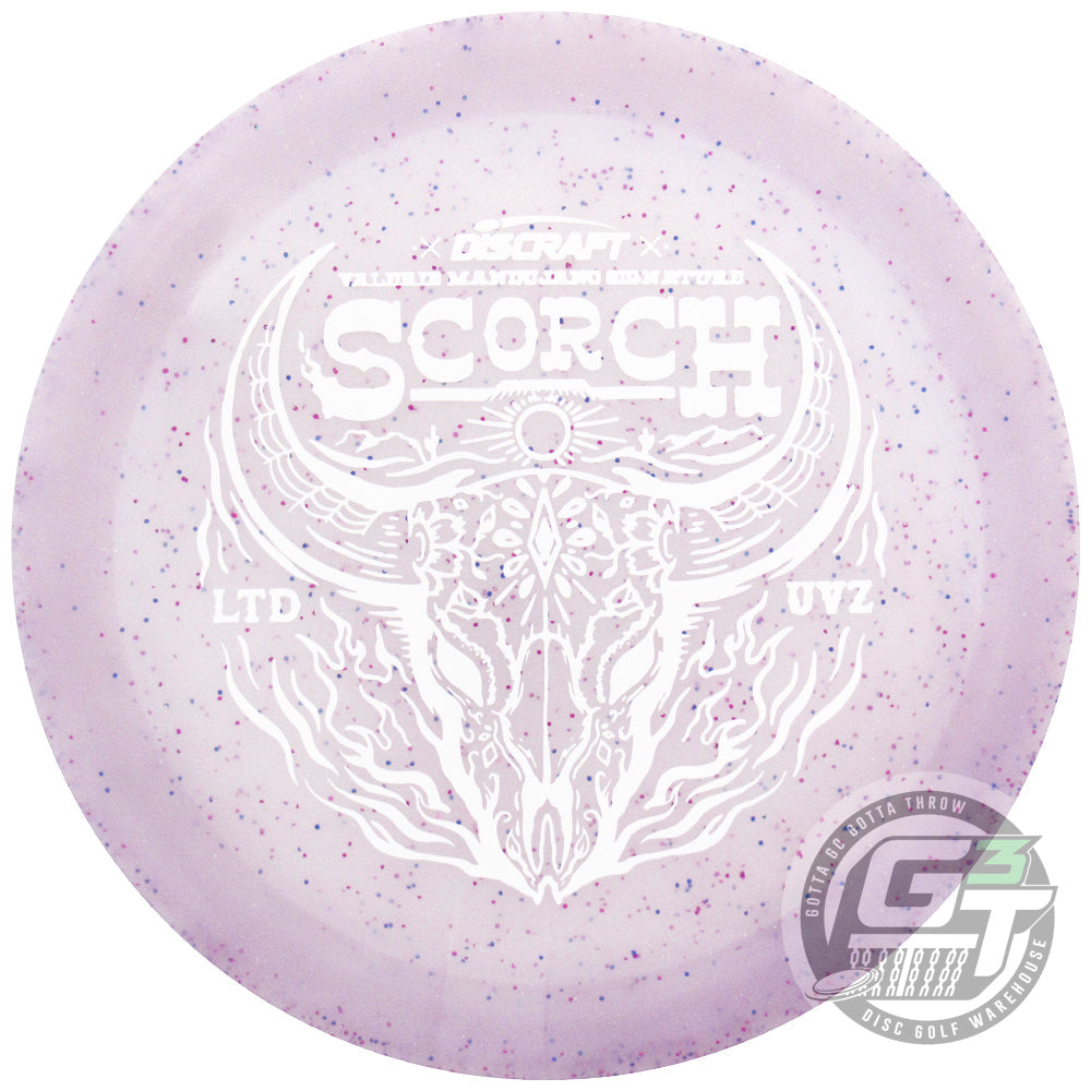 Discraft Limited Edition 2023 Elite Team Valerie Mandujano UV Sparkle Elite Z Scorch Distance Driver Golf Disc