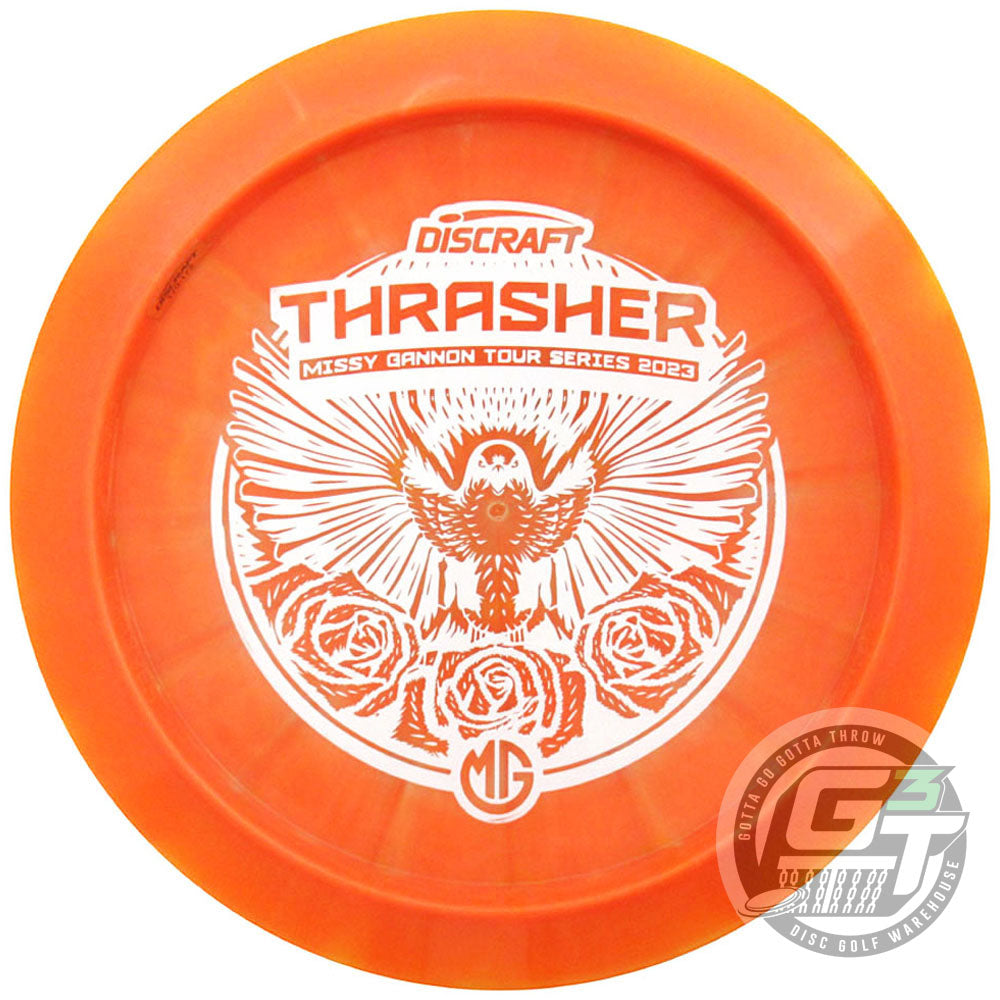 Discraft Limited Edition 2023 Tour Series Missy Gannon Understamp Swirl ESP Thrasher Distance Driver Golf Disc (Limit 2 Per Customer)