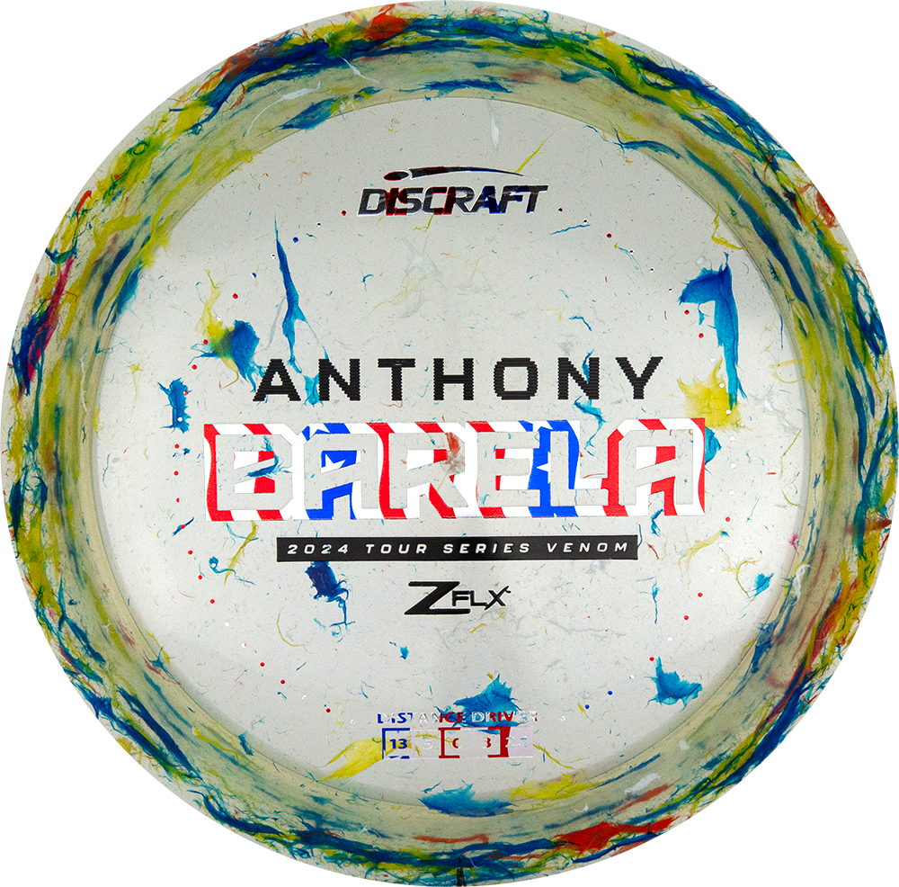 Discraft Limited Edition 2024 Tour Series Anthony Barela Jawbreaker Elite Z FLX Venom Distance Driver Golf Disc