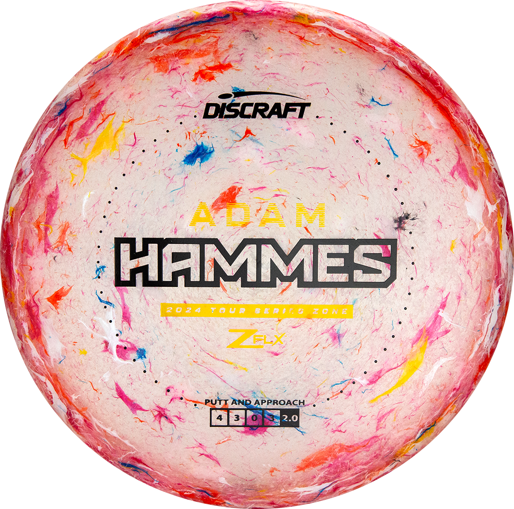 Discraft Limited Edition 2024 Tour Series Adam Hammes Jawbreaker Elite Z FLX Zone Putter Golf Disc
