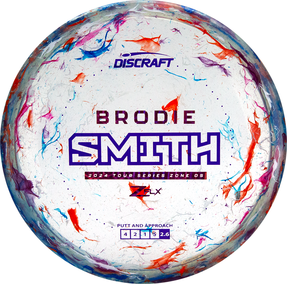 Discraft Limited Edition 2024 Tour Series Brodie Smith Jawbreaker Elite Z FLX Zone OS Putter Golf Disc