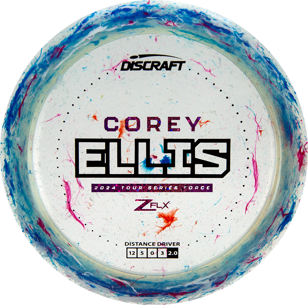 Discraft Limited Edition 2024 Tour Series Corey Ellis Jawbreaker Elite Z FLX Force Distance Driver Golf Disc