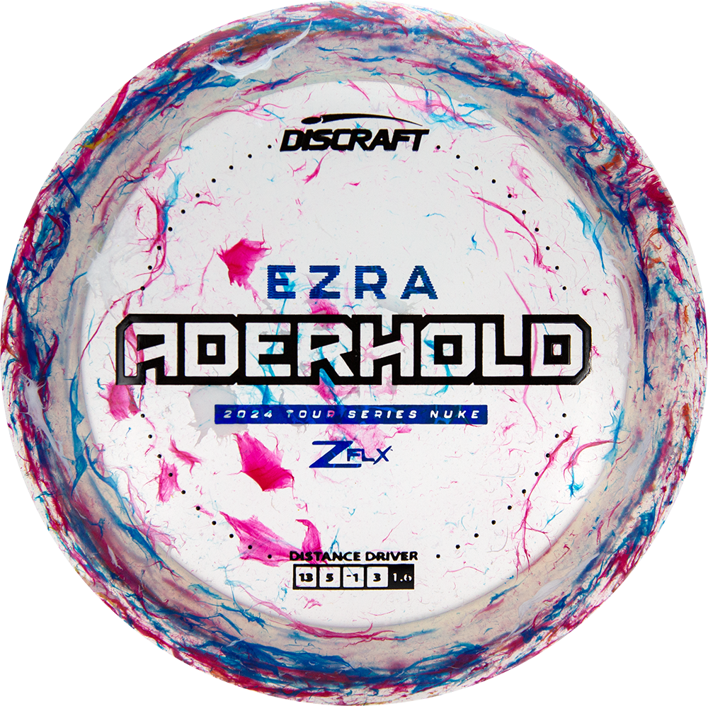 Discraft Limited Edition 2024 Tour Series Ezra Aderhold Jawbreaker Elite Z FLX Nuke Distance Driver Golf Disc