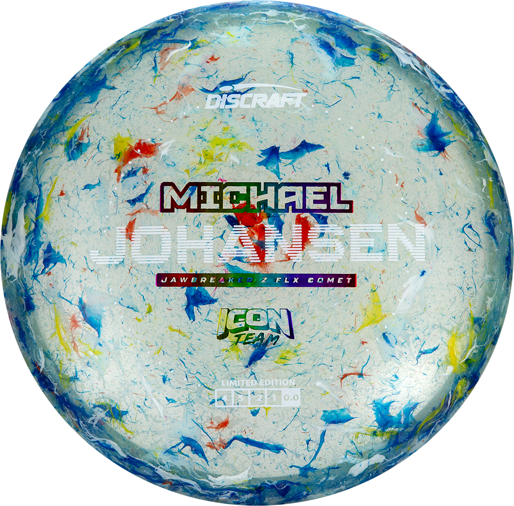 Discraft Limited Edition 2024 Tour Series Michael Johansen Jawbreaker Elite Z FLX Comet Midrange Golf Disc