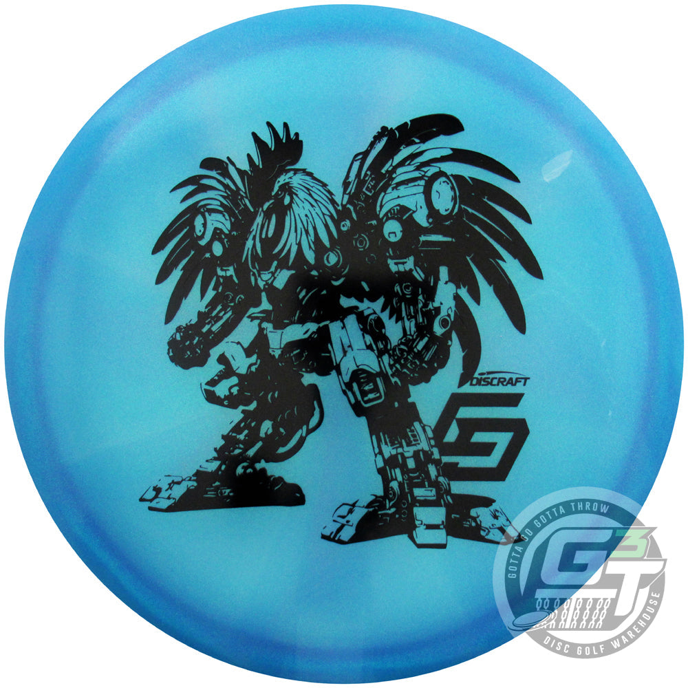 Discraft Limited Edition 2024 Chris Dickerson Robot Chicken Swirl Elite Z Buzzz Midrange Golf Disc