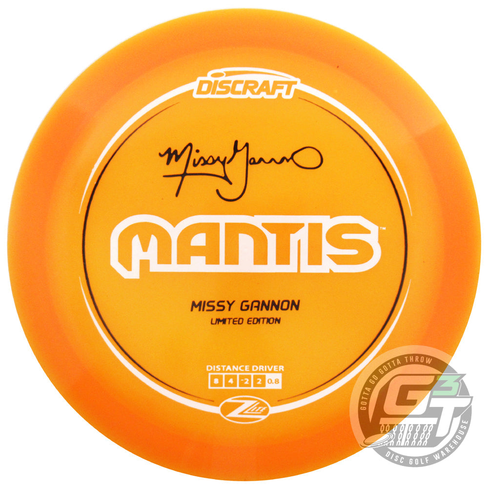 Discraft Limited Edition 2024 Elite Team Missy Gannon Z Lite Mantis Distance Driver Golf Disc