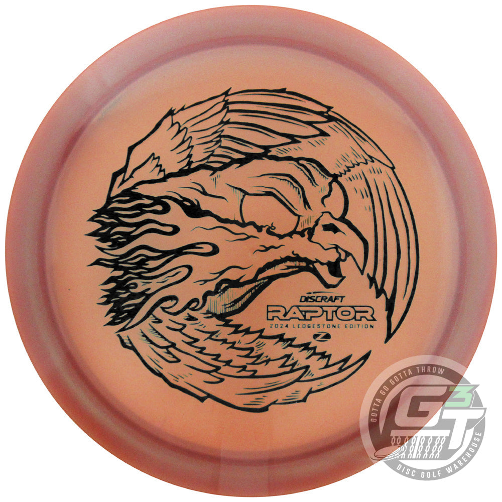 Discraft Limited Edition 2024 Ledgestone Open ColorShift Elite Z Raptor Distance Driver Golf Disc