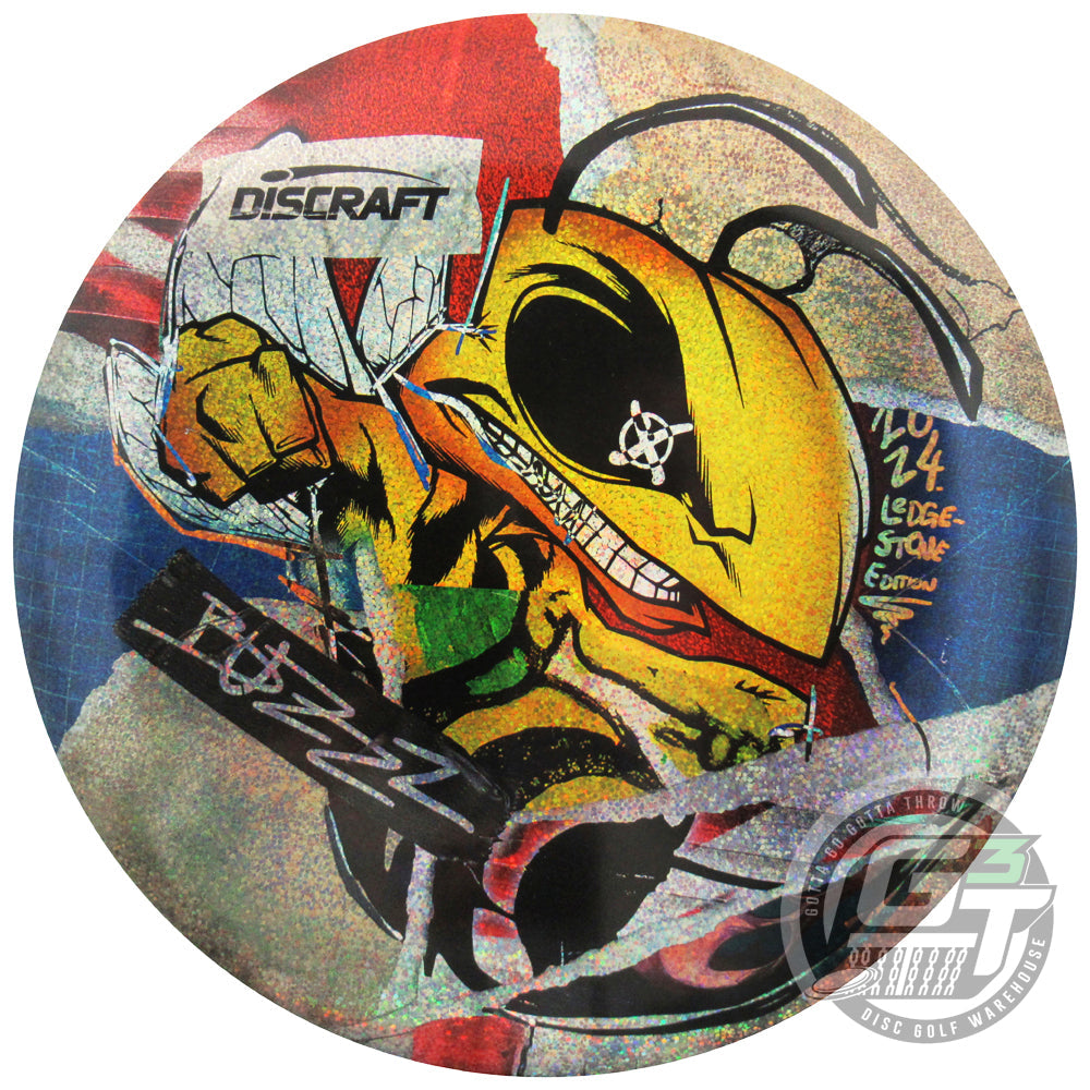 Discraft Limited Edition 2024 Ledgestone Open Full Foil SuperColor ESP Buzzz Midrange Golf Disc