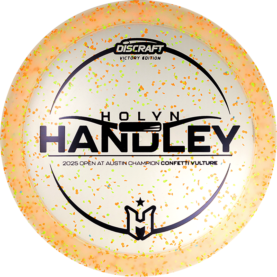 Discraft Limited Edition Victory Edition 2025 Open at Austin Champion Holyn Handley Swirl Elite Z Vulture Distance Driver Golf Disc