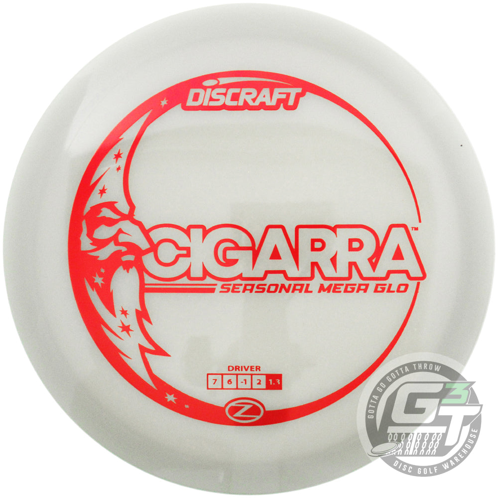 Discraft Seasonal Mega Glo Z Cigarra Fairway Driver Golf Disc - Gotta Go Gotta Throw