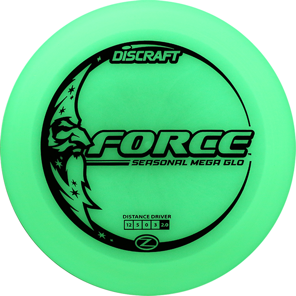Discraft Seasonal Mega Glo Z Force Distance Driver Golf Disc